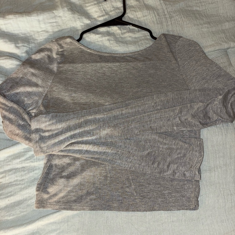 LAmade Gray Long Sleeve Top